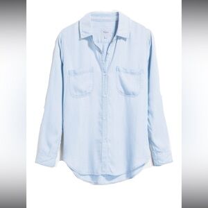 Rails Light Blue Casual Button Down Shirt